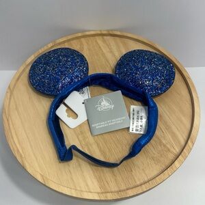 Official Disney Glitter Youth Adjustable Fit Soft Headband Mickey Mouse Ears NEW